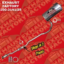 2014-2018 MITSUBISHI OUTLANDER 2.4L CATALYTIC RESONATOR & MUFFER STAINLESS STEEL