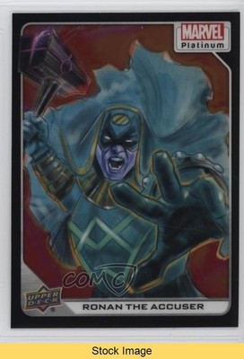2023 Marvel Platinum Black Rainbow Ronan the Accuser Susi Vilchez #27 READ 0ln