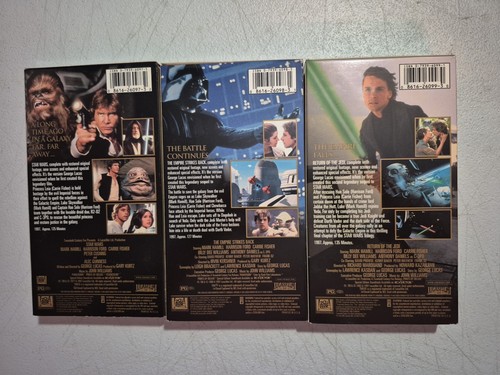 Star Wars Trilogy 3 Video Set (VHS, 1997, Special Edition) Digitally Mastered - Imagen 3 de 11