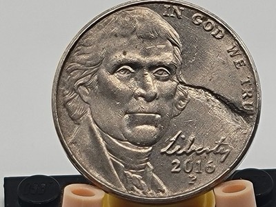 2016 P Nickle Strike Through Rotated Die Double Error Super Rare