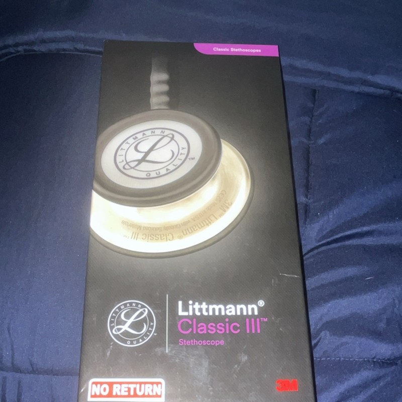 3M Littmann Classic III Dual Head Stethoscope Navy Blue