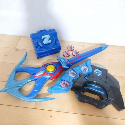 Ultraman Z DX Ultra Z Riser Z Holder Sword Card Medals Set Toy Japan | eBay