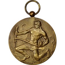 [#66133] Francja, Medal, Piąta Republika Francuska, Biznes i przemysł, AU(50-53)