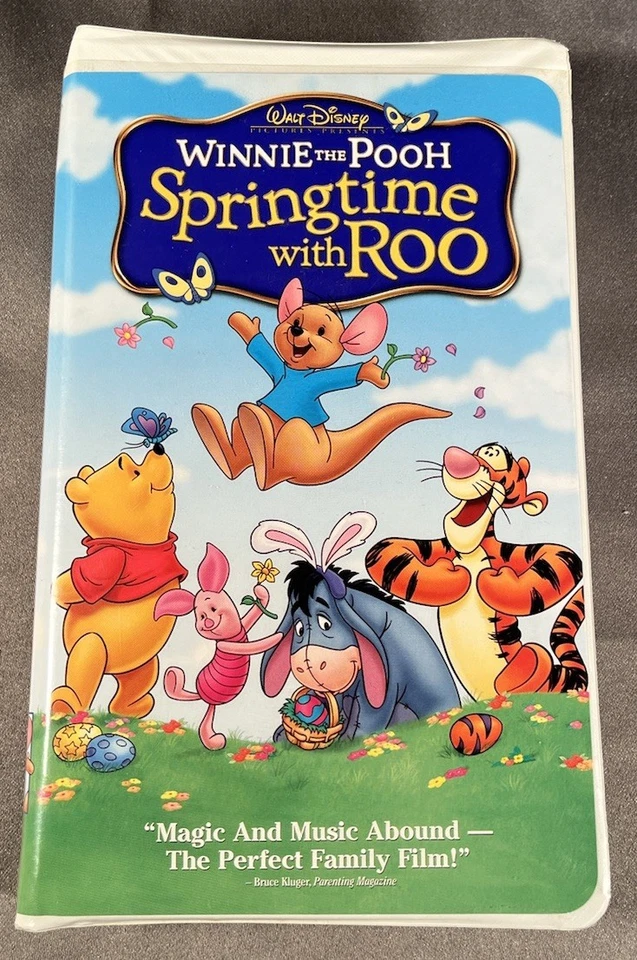 Winnie The Pooh: Springtime with Roo (Clamshell VHS w/ Insert) Good Condition - Image 2 of 4