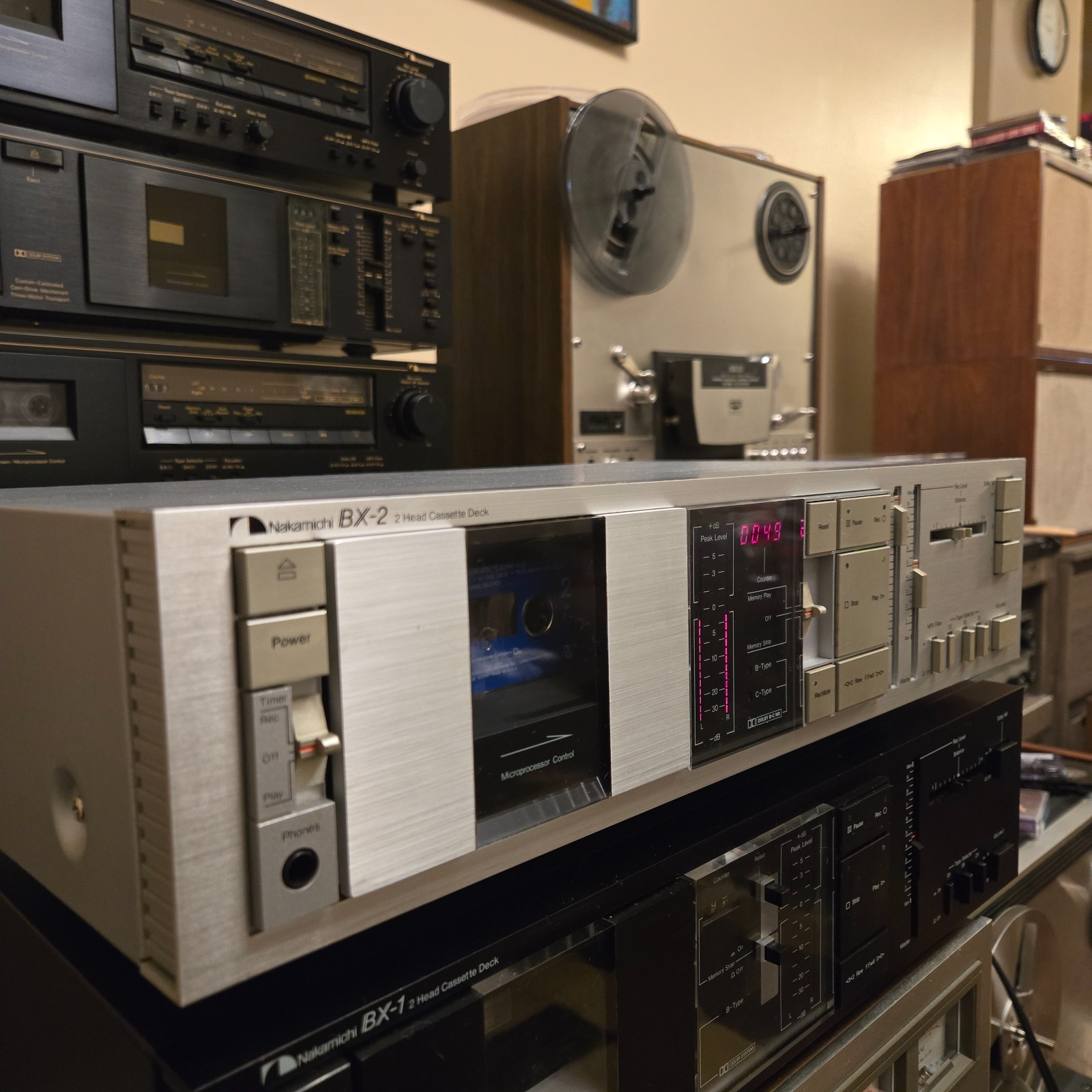 Nakamichi BX-2 Cassette Deck. Fully Serviced. Works Great. NICE