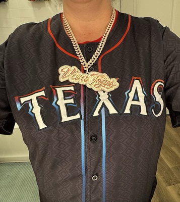 #ad Texas Rangers City Connect Chain THEME 4 24 26 NIB IN HAND $39.99
