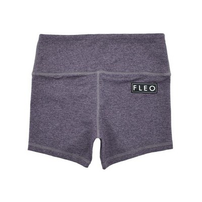 FLEO Power High-rise Shorts - Grape Shark - Large - NEW (Gym, Active, Yoga)