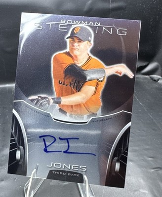 2013 Bowman Sterling Ryder Jones #BSAP-RJ Prospect Autographs Auto