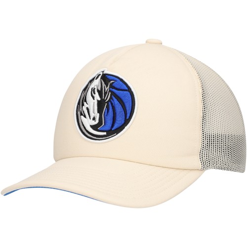 Truckermütze Herren Mitchell & Ness cremefarben Dallas Mavericks verstellbar