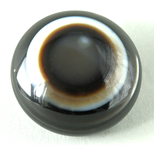 Tigerauge Trommelstein Natur Edelstein Heilstein Erbstück 3,5 cm Durchmesser