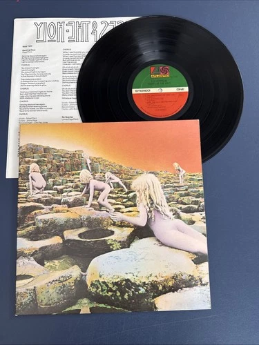LED ZEPPELIN - Houses of Holy Early70's Pressing LP Vinyl EX/EX Beautiful Glossy