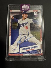 2025 Topps Archives Signature Series YOSHINOBU YAMAMOTO Auto /20 RC Big League