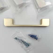 5-Pack Square Kitchen Cabinet Handles 5"-Inch Hole Centers Cabinet Pulls