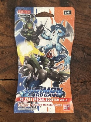Bandai Digimon Card Game Release Special Booster Version 1.5 Booster Pack | GameStop