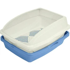 Van Ness Framed Sifting Cat Litter Pan,Enclosed Cat Litter Box,Large