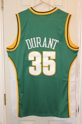 green 2007-08 Seattle SuperSonics Kevin Durant (35) stitched