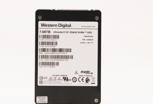 WD 7.68TB SSD NVME U.2 SN640 WUS4BB076D7P3E3(OTS1930)