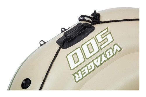 Bestway Hydro-Force Voyager 500 Inflatable River Boat w/Built-in Rod Holder - Imagen 5 de 11