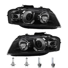 Set Di Fari Xenon Per Audi A3 (8P) Anno 05/03-07/08 D2S/H7 Con Indicatori