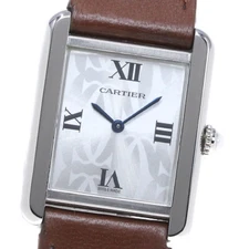 CARTIER WATCH W1019555 TANK SOLO SM CHRISTMAS LIMITED EDITION LADIES QUARTZ 24MM