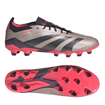 シューズ  Predator Elite Low HG/AG IH5922 adidas Predator Elite Low HG/AG Platina Metallic/Aurora Black