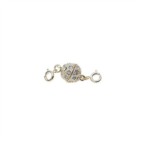2Set Ball Clasp Rhinestone Magnetic Necklace Bracelets Jewelry Making Buckle - Picture 11 of 11