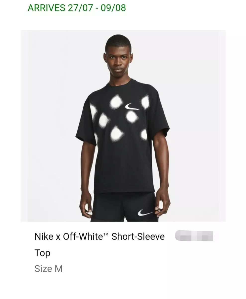 OFF-WHITE x Nike Spray Dot T-shirt black medium