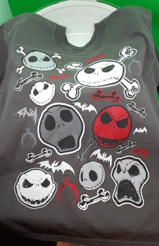 Nightmare Before Christmas Boys Disneyland Resort T Shirt Size Small Gray - Picture 3 of 4