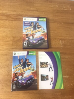 Kinect Joy Ride (Microsoft Xbox 360, 2010) With Manual Tested