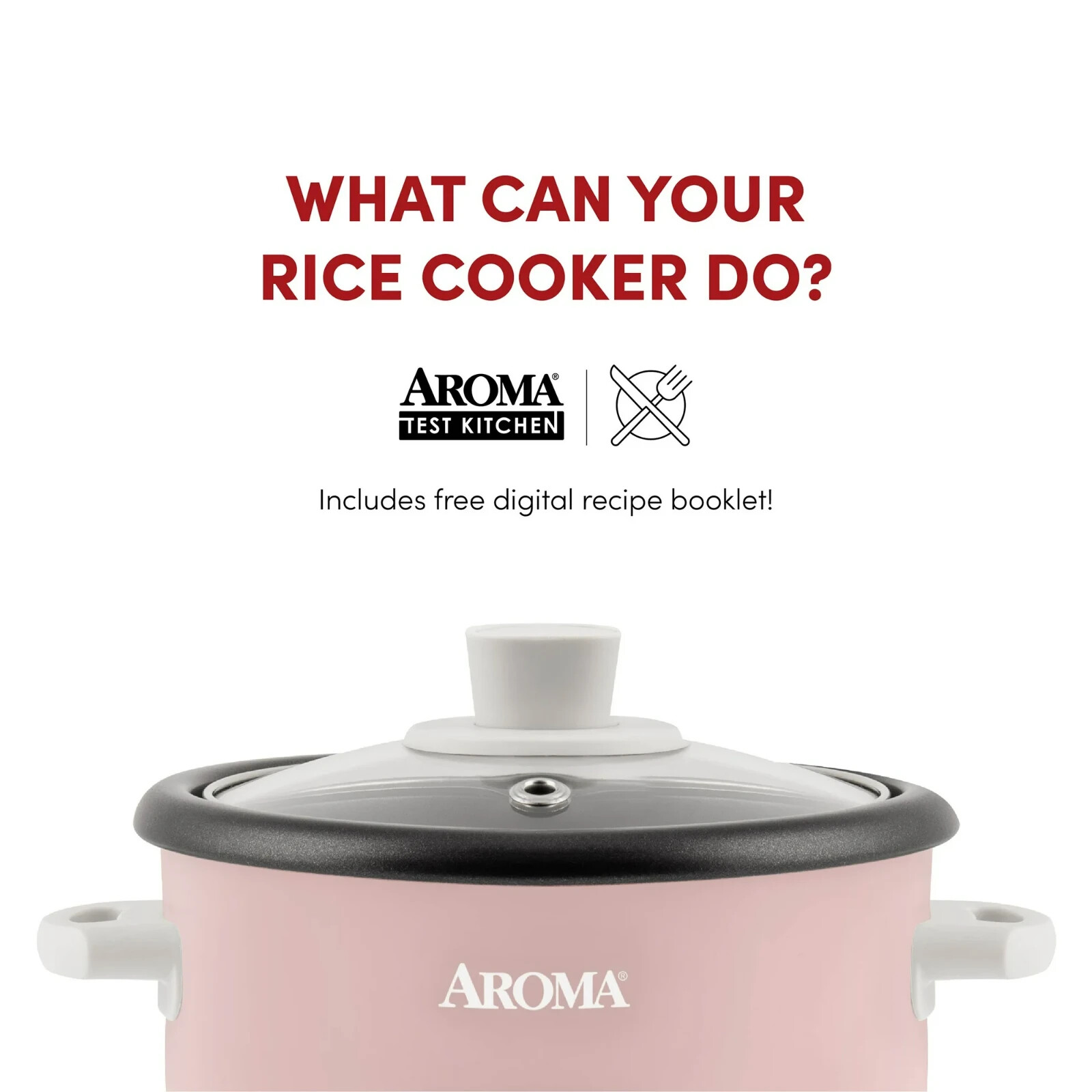 AROMA&reg; 4-Cups (Cooked) / 1Qt. Rice & Grain Cooker, Pink
