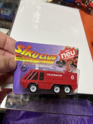 Siku Club 0826 Feuerwehr Moc Airport Fire Engine Diecast Car Germany