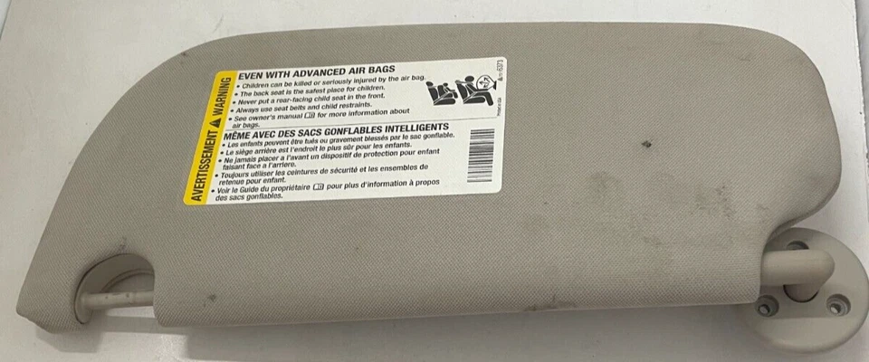 05-10 PARASOL CHEVY COBALTO P/N 15116373 PASAJERO PARASOL GENUINO FABRICANTE DE EQUIPOS ORIGINALES GM Foto 2 de 4