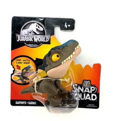 Jurassic World BARYONYX Snap Squad Dinosaur Figure Mattel NEw