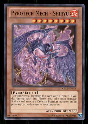 Yugioh! Pyrotech Mech - Shiryu #CBLZ-EN041 Cosmo Blazer NM