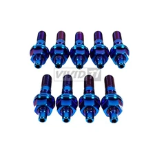 VividTi - Fits Honda Acura B D F H J SERIES - TITANIUM EXHAUST MANIFOLD STUD KIT