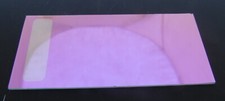 CBS Dichroic Glass coe 90 Green Magenta on thin Clear 4 x 2