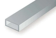 Evergreen Scale Models 257 Rectangle Styrene Tubing .125 x .250 (3 Pack)