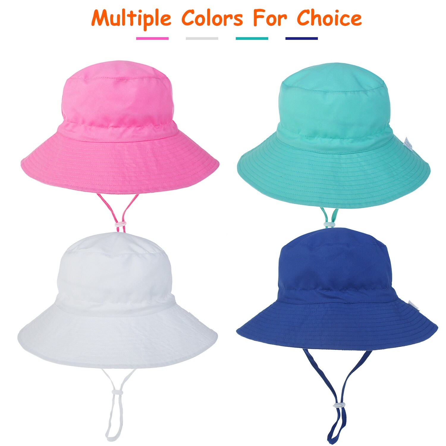 Baby Sun Hat Uv Sun Protective Beach Hat Wide Brim Bucket Floppy Hat Summer Ebay