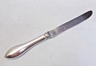 POINTED ANTIQUE STERLING SILVER HANDLE DINNER KNIFE-CLASSIC 1895 REED/BARTON