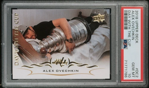ALEX OVECHKIN 2018 UPPER DECK SERIES 1 - DAY WITH THE CUP DC2 PSA GEM MINT 10 