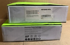 True Image (2 Boxes) Premium Laser Jet Toner Cartridge HF500X-4CL for HP **