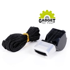 Referee Whistle I Professional Complete Set inc Band + Mouthpiece I Extremely Loud