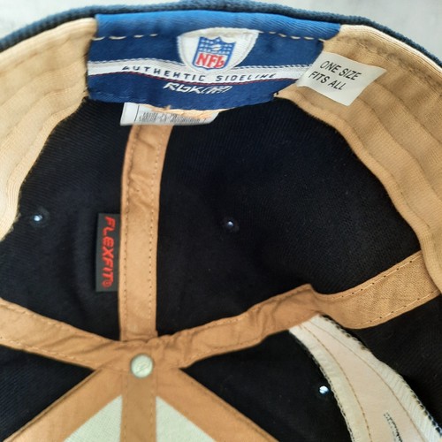 Reebok NFL New Orleans Saints Logo Mütze Cap Fitted Football Retro - Bild 9 von 10