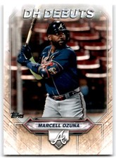 2021 Topps #DHD-1 Marcell Ozuna DH Debuts Atlanta Braves