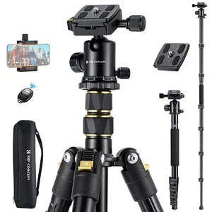 K&F CONCEPT 72" Caméra Tripod Monopod Remote Selfie Stick pour Canon Nikon DSLR
