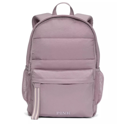 VS Pink Quilted Taffeta Backpack Amazon.com | Victoria main image 4
