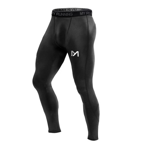 Man's Compression Base Layer Workout Leggings Gym Sports Running Training Pants - Picture 15 of 24