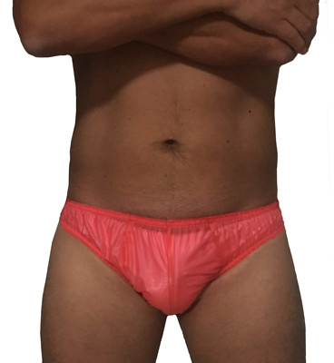 Soft PVC Panties 20056 Red Protective Pants with wide elastic band adult diaper