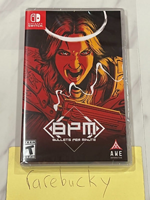 BPM: Bullets Per Minute (Switch) NEW SEALED MINT LIMITED RUN, AMAZON EXCL COVER!