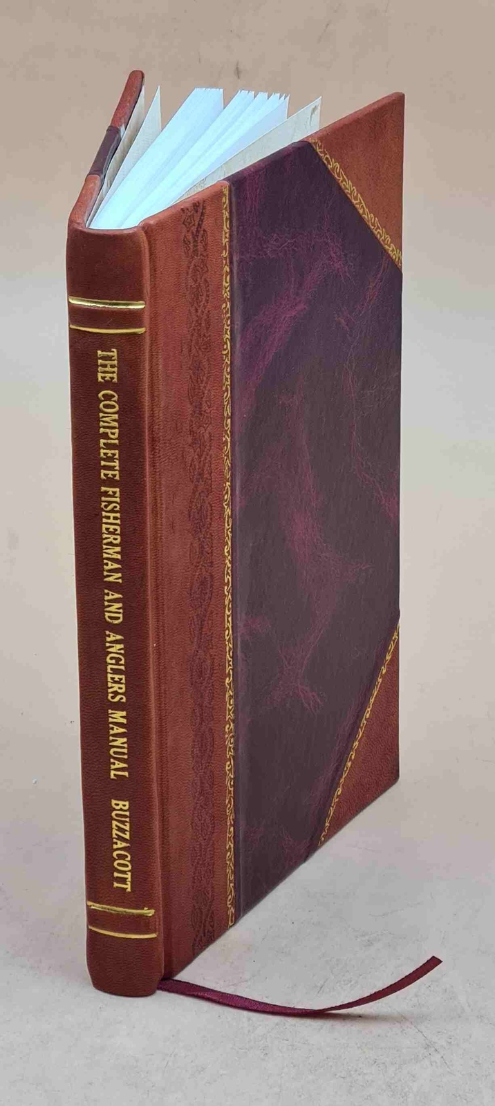 Leather Bound Complete Fisherman and Anglers Fishing Guide  